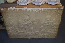 Embossed Card Wall Plaque - Cherubs, From The Whitehouse Hotel - Jameson Street Hull