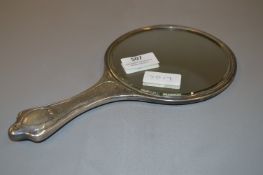Hallmarked Silver Backed Vanity Mirror