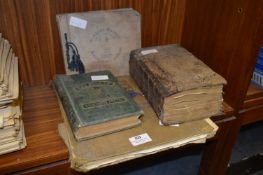 Early 19th Century Journal Naval Military, Coronation Book, Nursery Rhymes,78's & Book of Poems