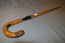 Cased Telescopic Cane Umbrella