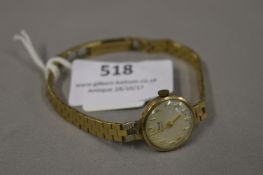 9 Carat Gold Timor Lady's Wrist Watch - 18 Grams Gross Weight