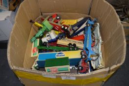 Box containing Corgi, Dinky & Other Diecast Vehicles