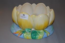 Clarice Cliff Newport Pottery Lily Flower Bowl