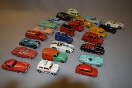 Tray containing 24 Dinky & Corgi Diecast Model Vehicles