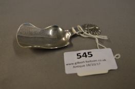 Hallmarked Silver Tea Caddy Spoon, Birmingham 1929 - 13 Grams