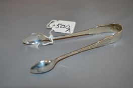 Silver Sugar Tongs, Birmingham 1909 - Approx 18 Grams