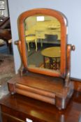 Mahogany Framed Toilet Mirror