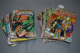 32 Marvel Action Comics - Fantastic Four, Silver Surfer, Rom etc