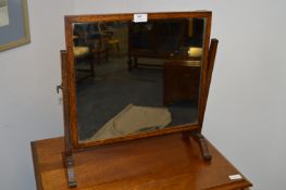 Oak Framed Toilet Mirror