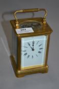 Brass Cased Carriage Clock