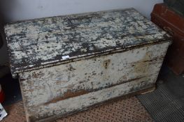 Pine & Mahogany Ships Trunk