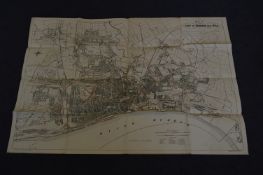 1930's Street Plan Map of Hull