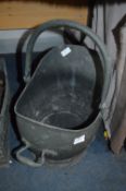 Brass Helmet Shaped Coal Bucket