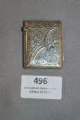 Hallmarked Silver Engraved Vesta Case Birmingham 1904 - 28 Grams