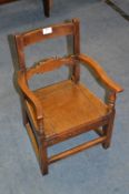 Child's Mahogany Armchair Commode