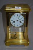 Rapport Brass Cased Large Carriage Clock