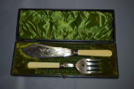 Bone Handled Carving Set