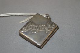 Hallmarked Silver Stamp Holder Chester 1903 - 4 Grams