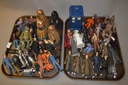 Collection of Doctor Who Action Figures