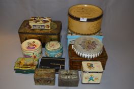 Collection of Vintage Tins