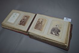 Album of Victorian Studio Portrait Photographs