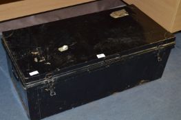 Black Tin Trunk