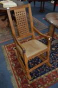 Rabbitman Peter Heap Solid Oak Rocking Chair
