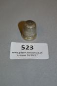 Hallmarked Silver Thimble