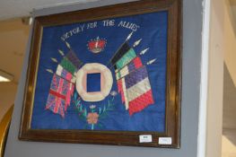 World War I Framed Tapestry - Flag of all Nations