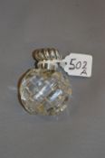 Silver Topped Scent Bottle