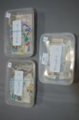 3 Tubs containing Stamps from Bulgaria, Poland & Mongolia
