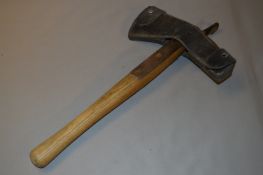 Firemans Axe with Leather Belt Clip
