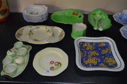 Collection of Pottery including Carlton Ware, Royal Doulton, Beswick, Trays, Plates etc