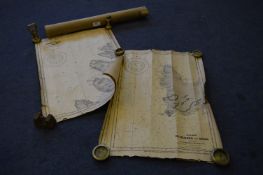 Sea Map Charts, Fishing Grounds of Iceland
