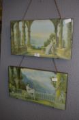 Pair of Coloured Prints