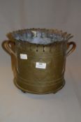 WWI Trench Art Shell Case Jardiniere