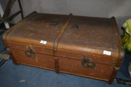 Wood Framed Travel Trunk