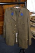 Belgian Military Uniform with Brass Buttons