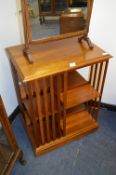 Reproduction Mahogany Revolving Bookcase
