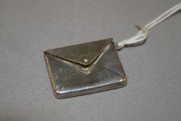 Hallmarked Silver Stamps Holder Birmingham 1910 - 4 Grams