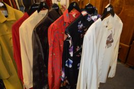 6 Vintage Lady's Silk Blouses