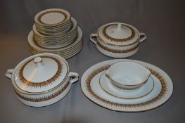 Noritake Madeline Dinner Service including Plates & Gravy Boat, etc