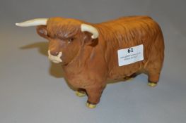 Beswick Highland Bull Figurine