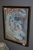 Framed Print Robin the New Starch Reckitt & Sons Ltd Hull