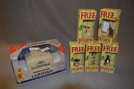 Lurpak Butter Dish & Wallace and Gromit Figures