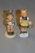 2 Goebel West Germany Figurines