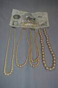 Collection of Ciro Pearl Necklaces