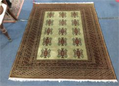 Brown Patterned Rug 5ft 9in x 4ft 4in