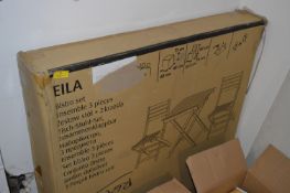 *Eila Three Piece Bistro Set