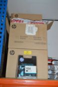 Eight Boxes Containing 20 HP Inkjet Cartridges Model:934